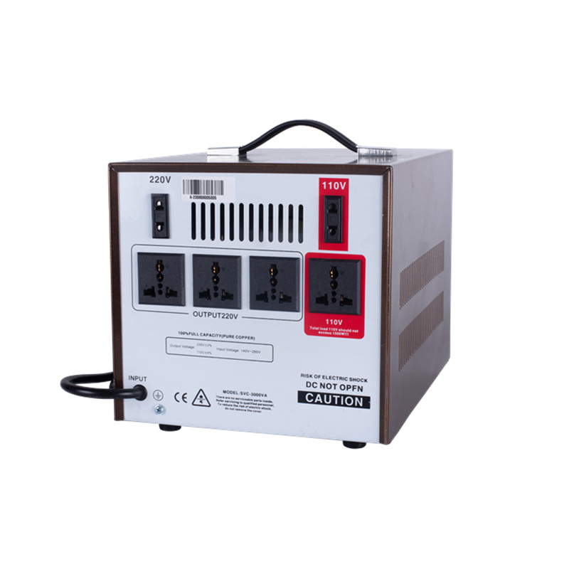 SVC-3000VA Analog Meter +2USB 110V 220V Automatic Voltage Stabilizer