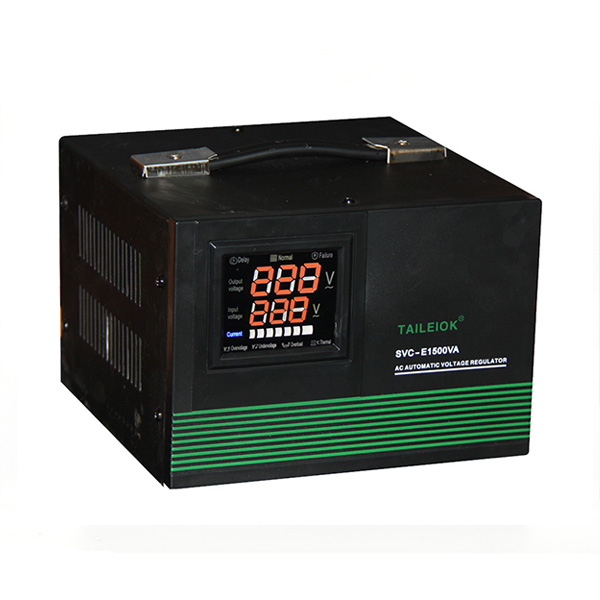 SVC-E Automatic Voltage Stabilizer LED meter display