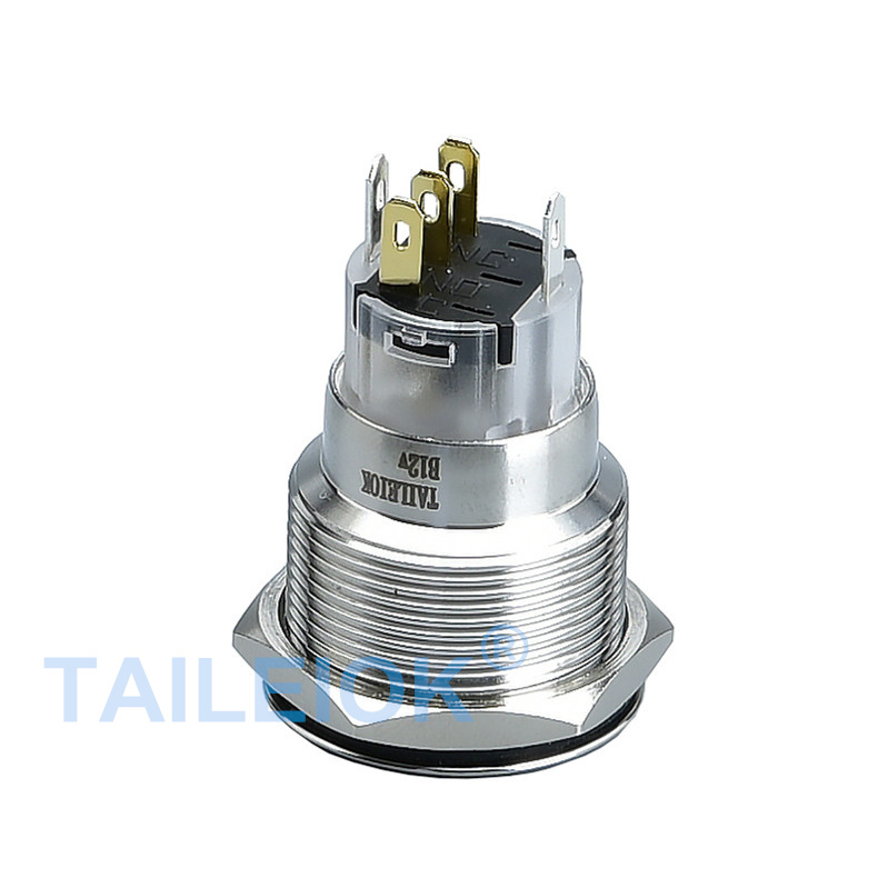 22mm 5 Pin Push Button Switch IP67 5A